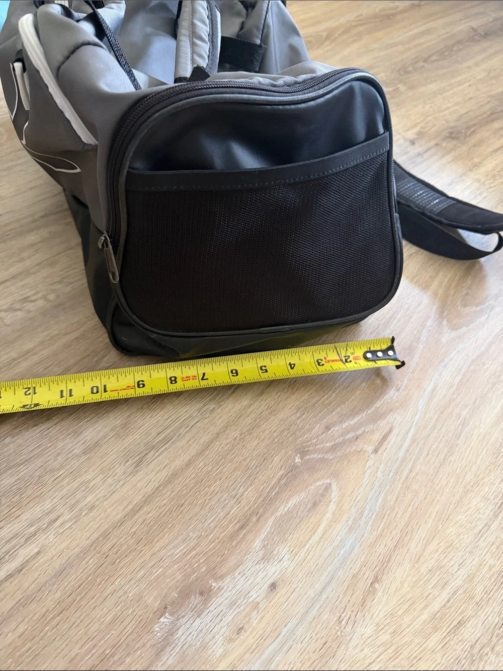 Under Armour Gray and Black Storm Duffel Bag